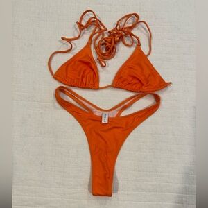 Heavy Manners Orange Bikini Set